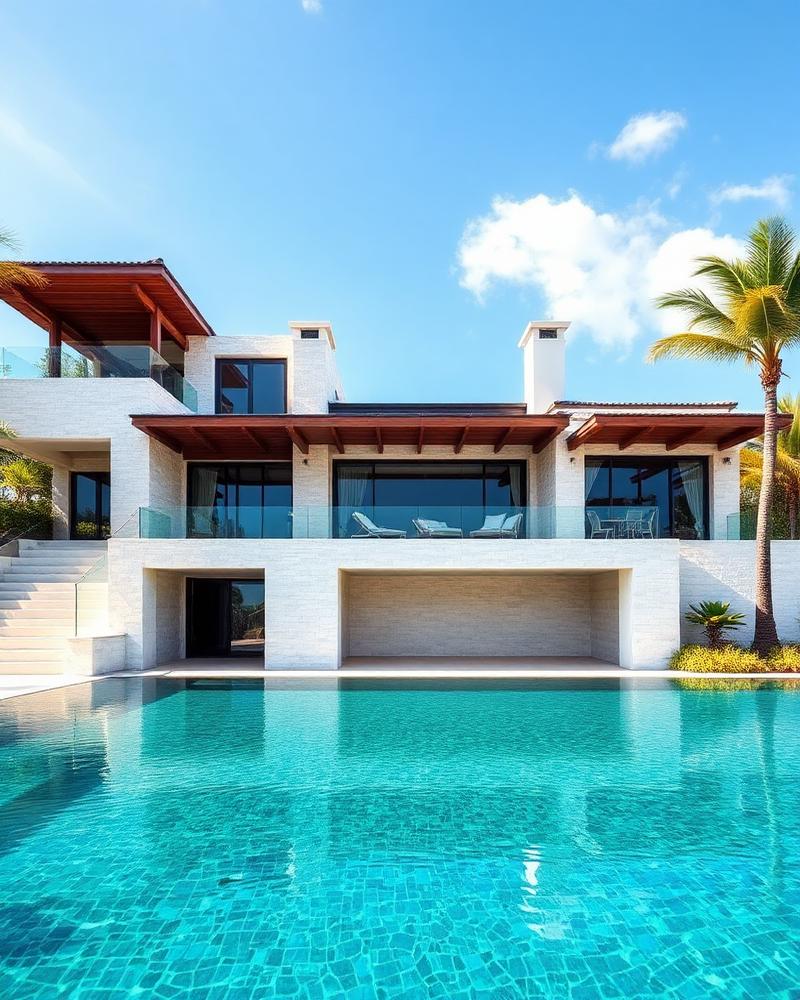 Modern luxury villa with infinity pool in Grand Anse, Grenada